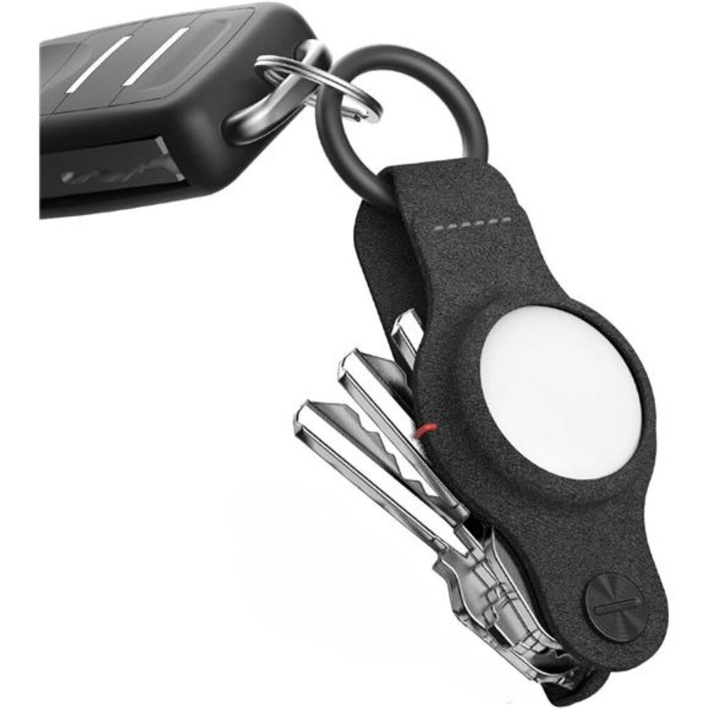 KeySmart Air - Compact Keyholder for Airtag - Key Organizer and Case for Apple